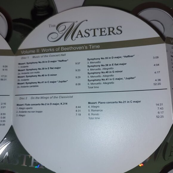Classical Piano (Missing Disc 3) & "The Masters" Loose 16 CD Collection-AS IS - Picture 9 of 12